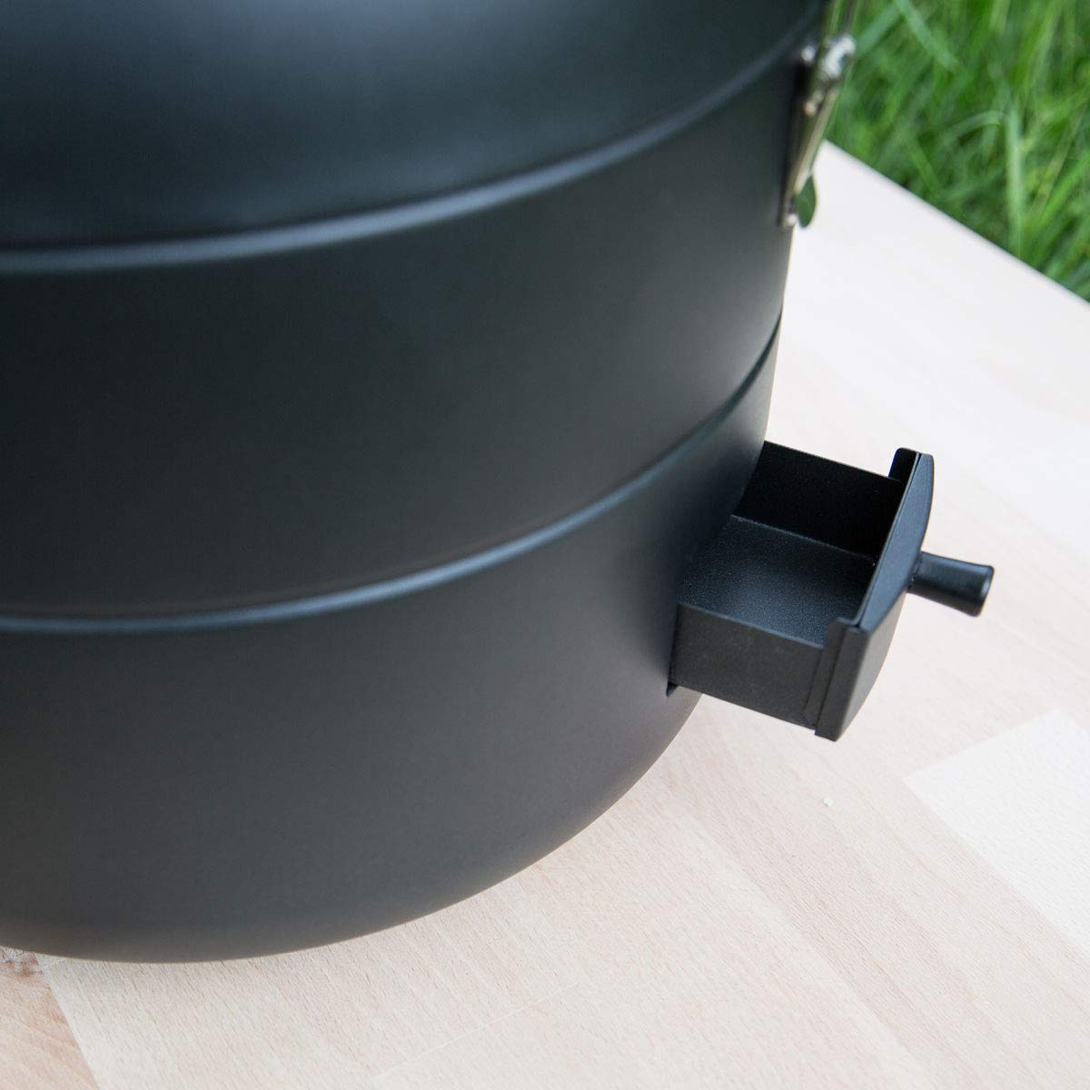 TAINO Grill-to-go Tischgrill Kompakt-Grill Gasgrill Gas Tisch Edelstahl-Brenner BBQ Camping