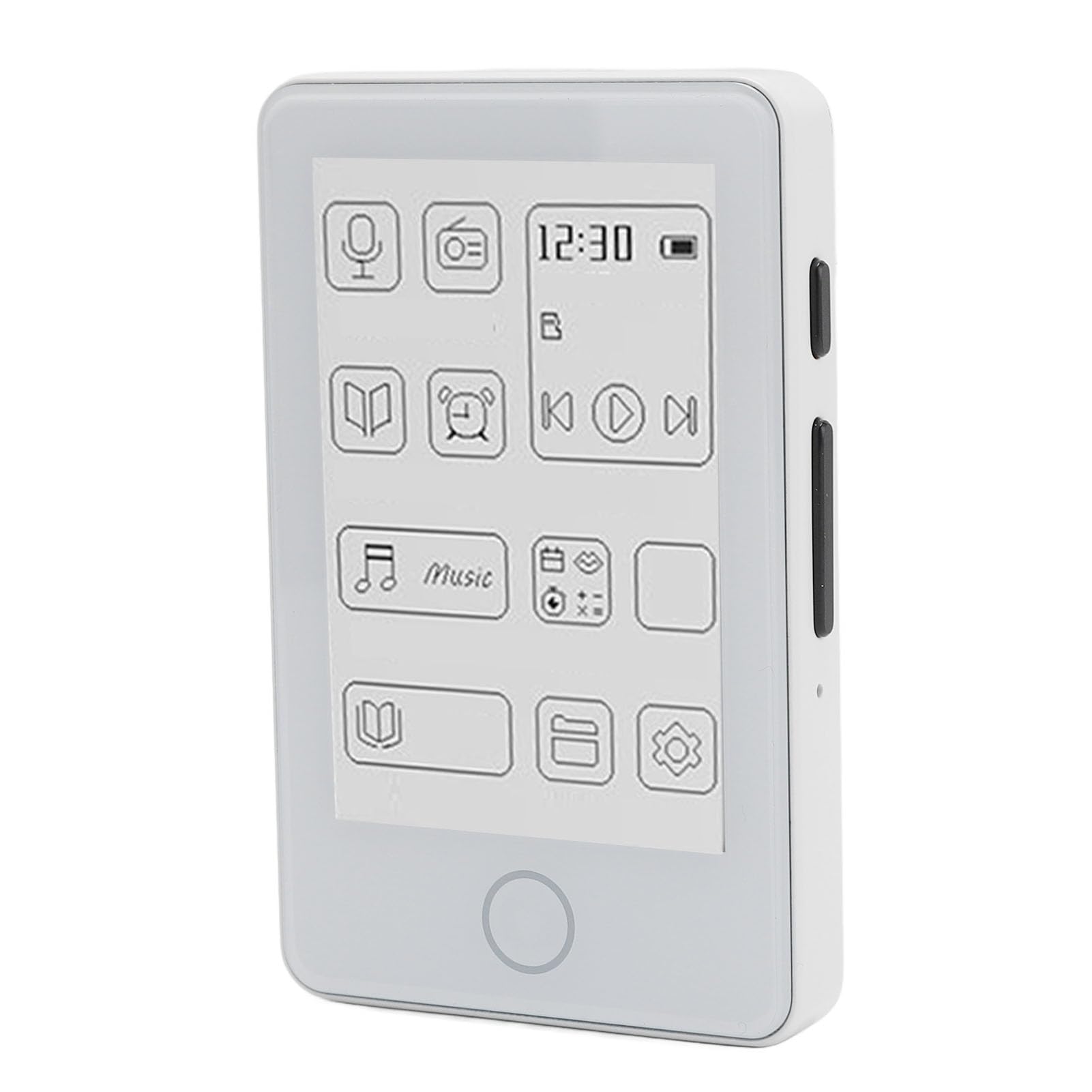 licaevey mp3 player, 2.7 inch hd touch electronic ink screen with bluetooth 5.0, type c fast charging, large battery, for home, outdoor and travel use