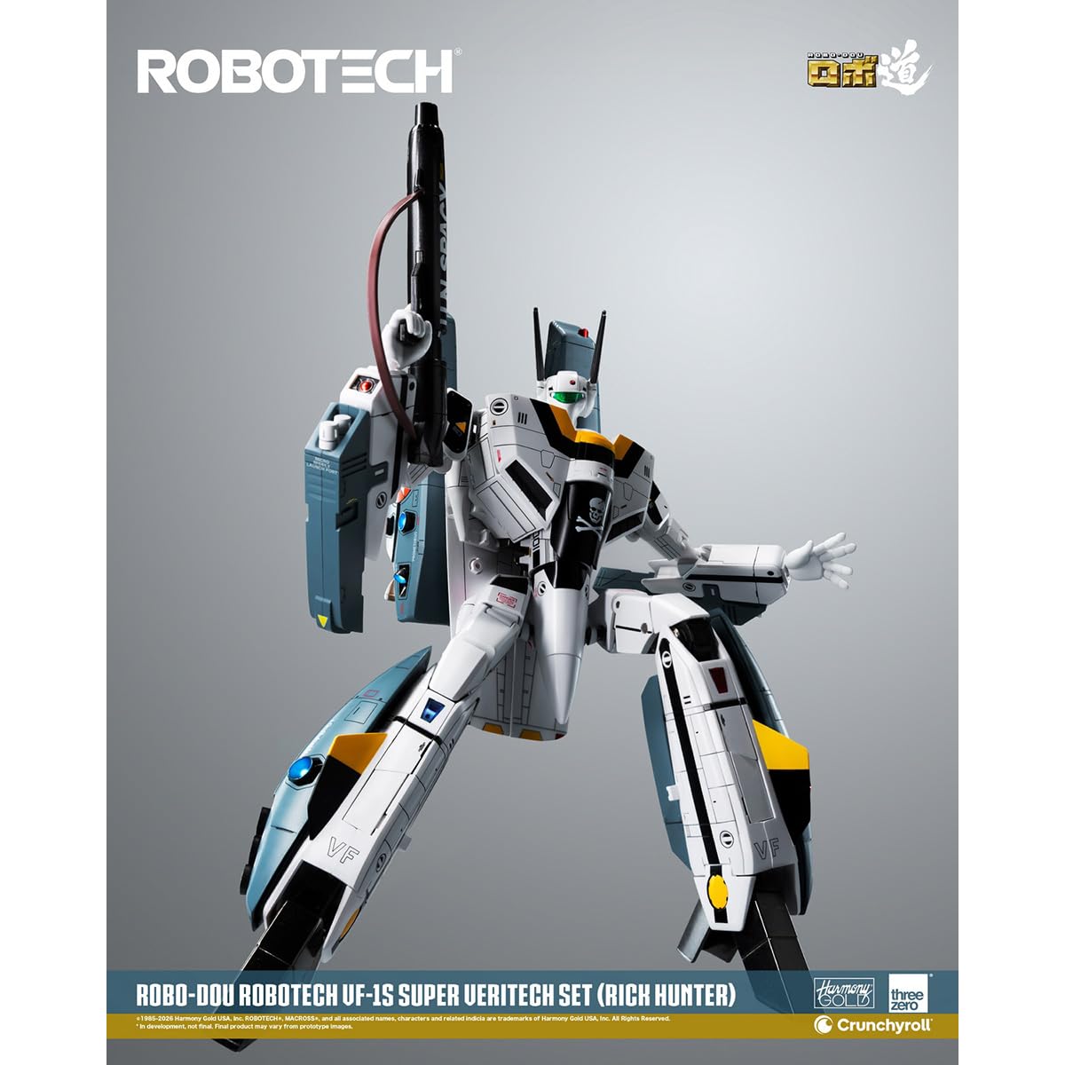 HIPLAY Threezero Robo-Dou Robotech Vf‐1s Super Veritech Set Rick Hunter 3Z03070W0 Zestaw Figurek Akcji