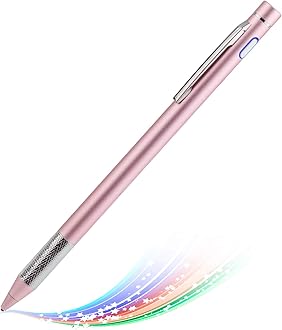 Pencil for Samsung Galaxy Tab A7 A8 A9 Stylus, Rsepvwy Active Digital Stylus with 1.5mm Ultra Fine Tip Stylus Pen for Samsung Galaxy Tab A7 A8 A9,Pink