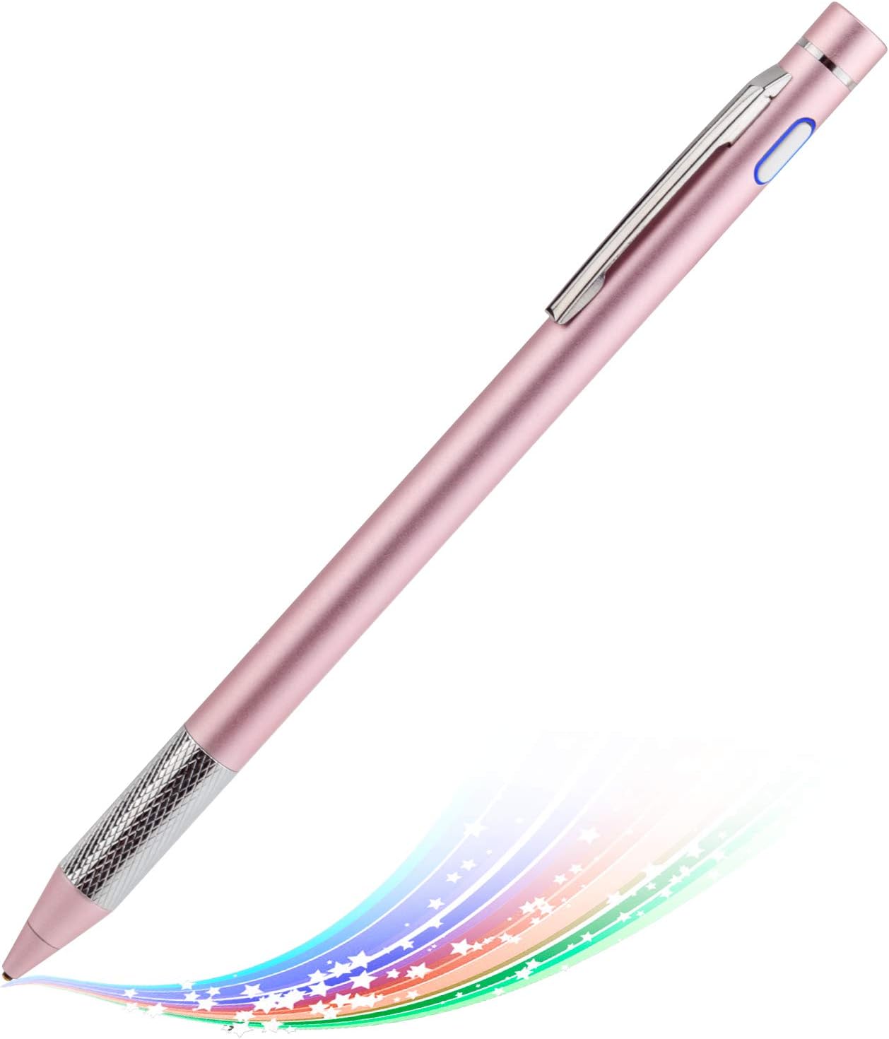 Pencil for Samsung Galaxy Tab A7 A8 A9 A11+ Stylus, Rsepvwy Active Digital Stylus with 1.5mm Ultra Fine Tip Stylus Pen for Samsung Galaxy Tab A7 A8 A9 A11+,Pink