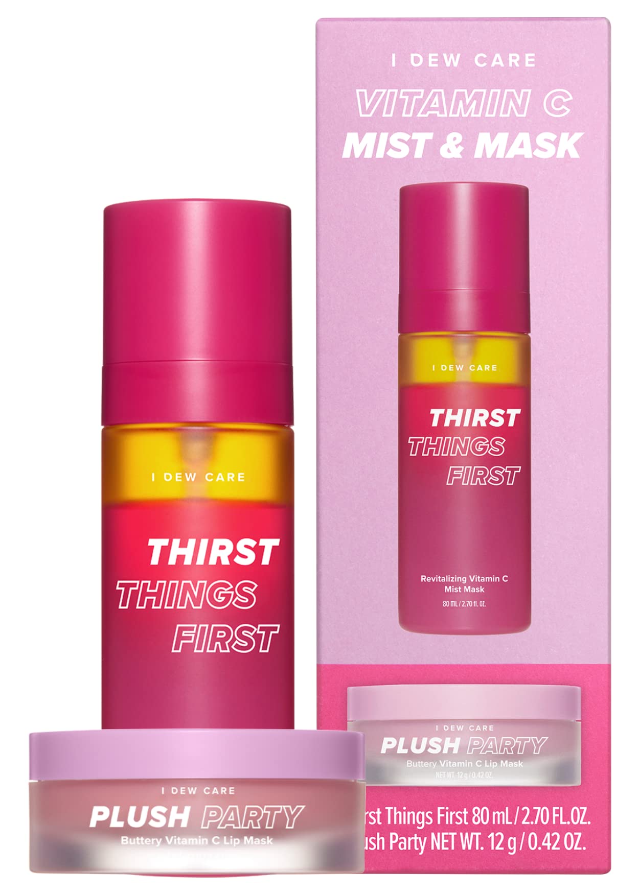 Buy I DEW CARE Lip Mist Duo Plush Party Lip Thirst Things First Water