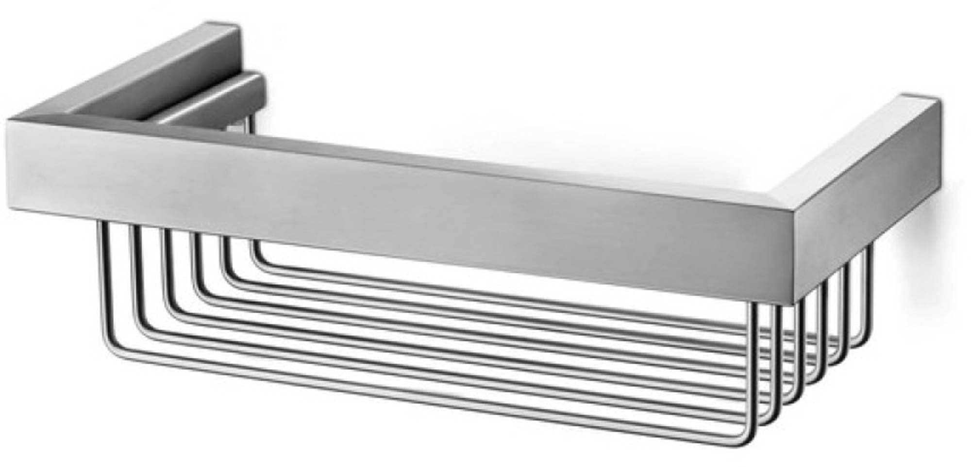 ZACK 40371 Linea Wall Mounted Shower Basket, 2.76 by 10.43 by 5.12