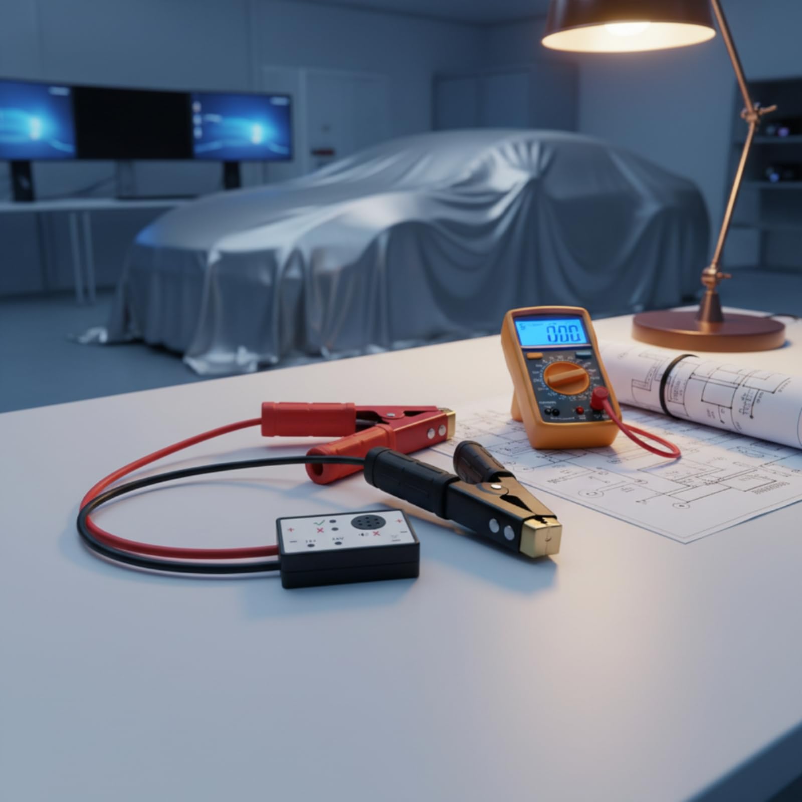 Protezione Veicolo Modulo Assorbitore Sovratensione con Terminali Serrati Clip Visual Indicator Destinato a Manutenzione Automobili Officina Veicoli Supporto Tecnico Riparazione Auto
