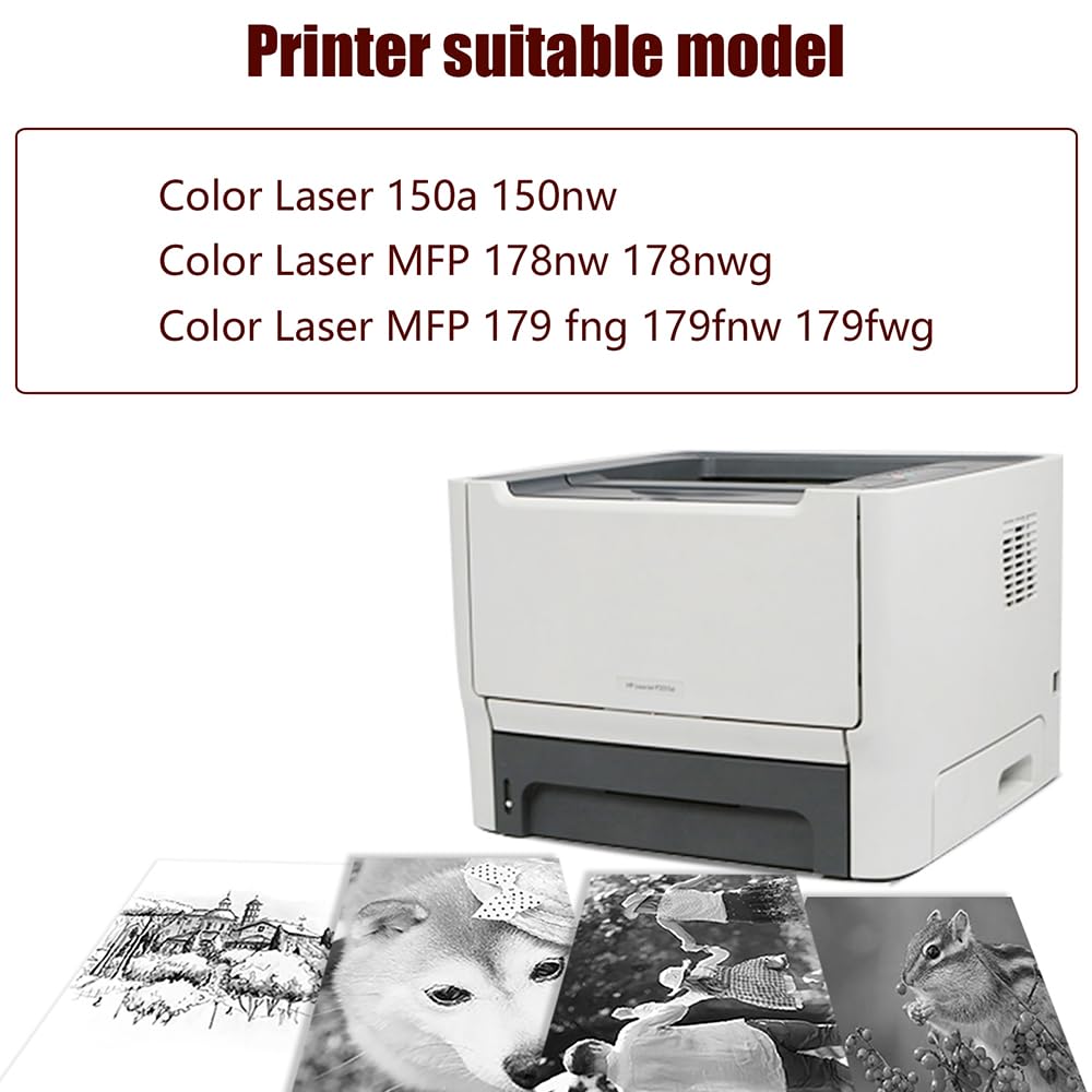 NoahArk Compatibile per 120A W1120A Unità tamburo per HP Color Laser MFP 179fnw 178nw Color Laser 150nw 150a Color Laser MFP 178nwg 179fwg MFP 178nw 179fnw 150a 150w 150nw 16000 pagine(1 Pacchetto)