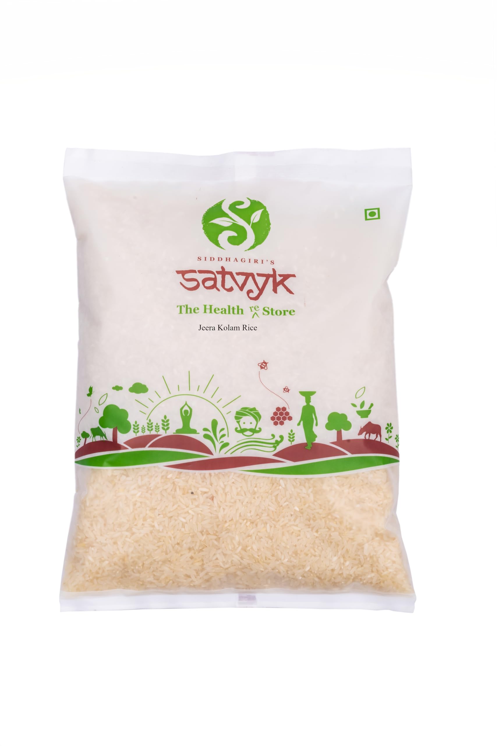 S Siddhagiris SATVYK THE HEALTH re STORE Organic Jeera Rice (5kg) - Handpounded | Unpolished Jeera Kolam Rice | Kolam Rice Loose | Traditionally Milled | Organic Aged Rice (B0BRCWQ8HV) Amazon Price History, Amazon Price Tracker