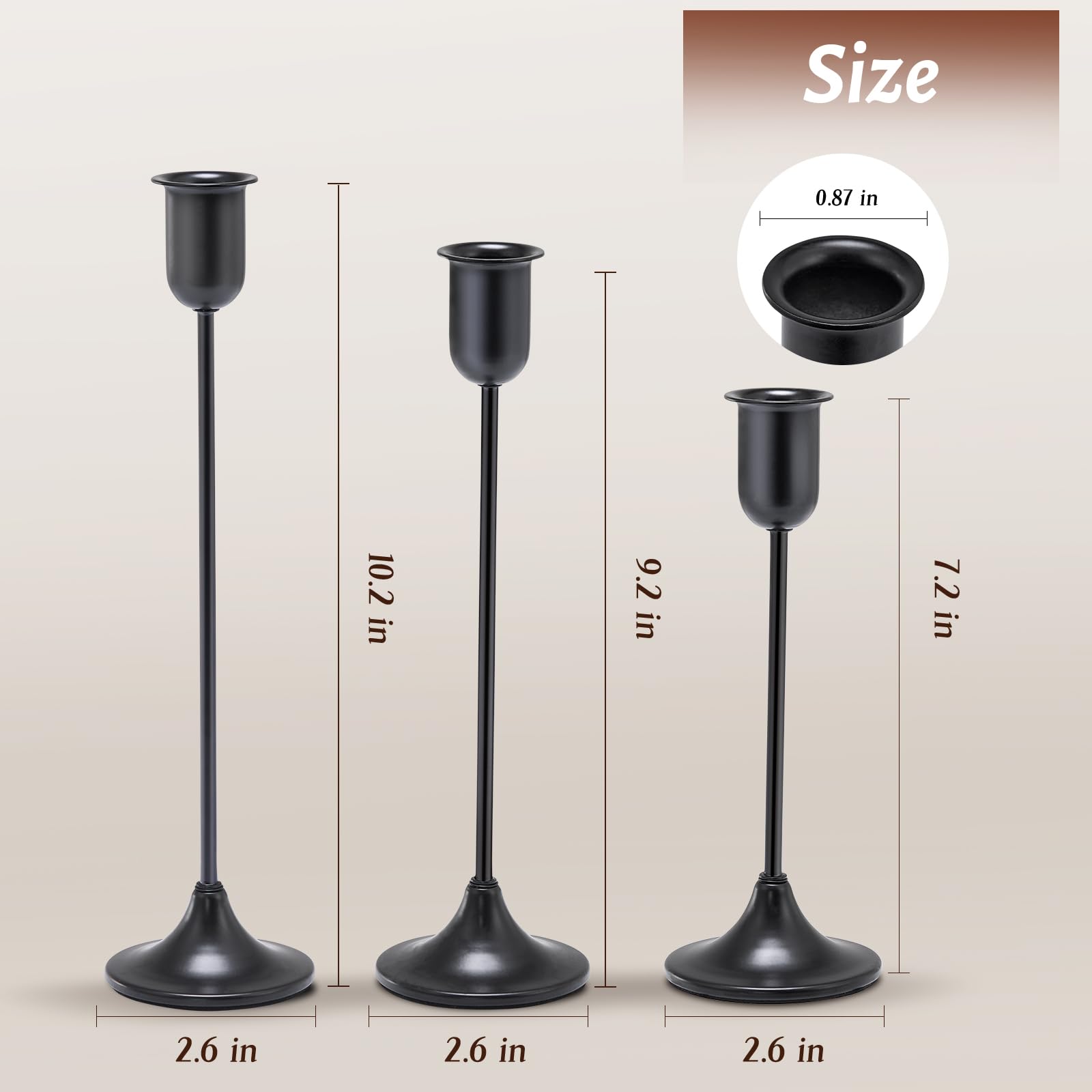 キャンドルホルダー　6個セット　テーパーキャンドル Amazon.co.jp: キャンドルスティックホルダー テーパー