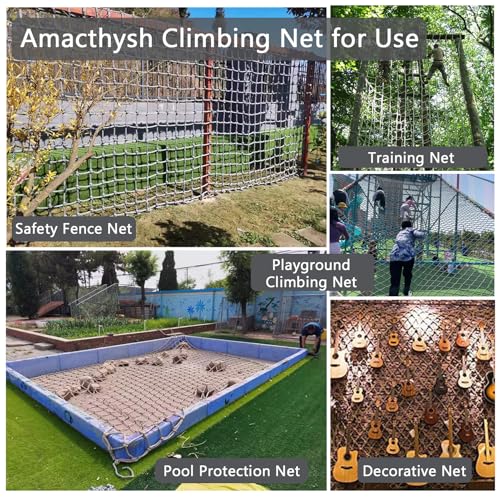 Corde de sécurité robuste 10 mm pour filet de protection échelle extérieure - 8