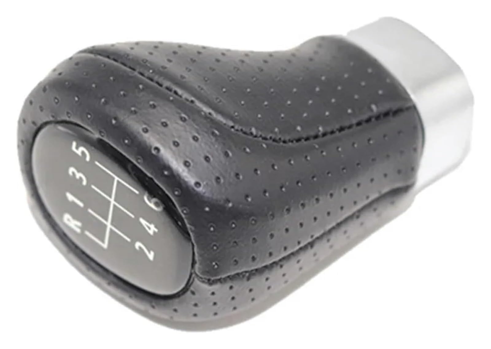 Pomelli Leva Cambio Auto Per BMW Serie 3 5 6 E36 E39 E46 E53 E60 E63 E83 E84 E87 E90 E91 E92 Pomello Del Cambio Leva Interruttore Cuffia Copertura(6 Speed Leather)