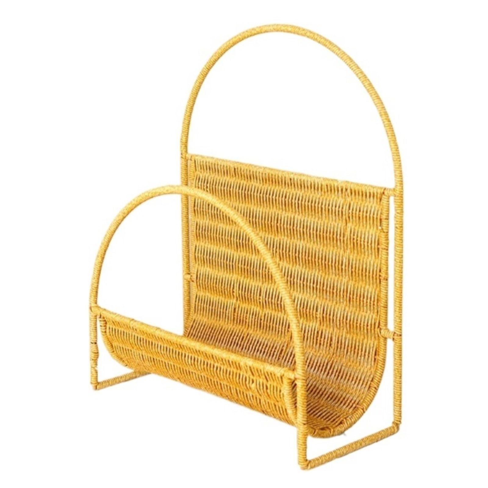 Ptasccne Portable Standing Magazine Rack Vintage Desktop Magazine Holder for Bedside Living Room Home Office Decor magazine rack