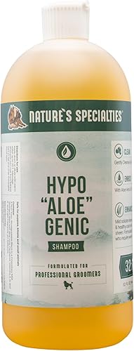 Nature's Specialties Champú hipoalergénico para perros de aloe ultra concentrado para mascotas, hace hasta 8 galones, elección natural para