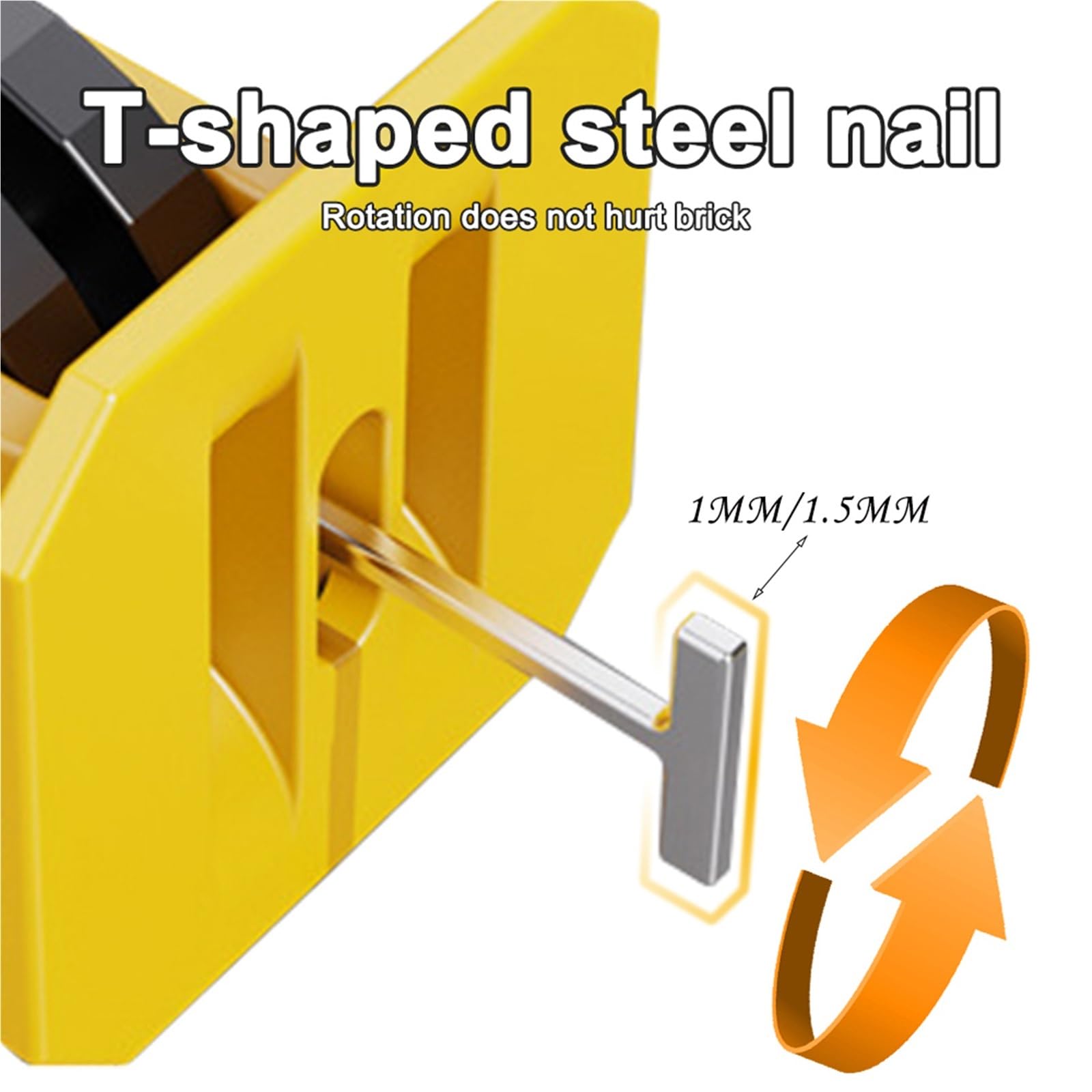 Système de nivellement carrelage, 100 à 200 pièces, clips, outils construction, niveleur, ajusteur, localisateur, entretoises for mur en porcelaine Pour la Pose de Carreaux Sol(100pcs yellow)