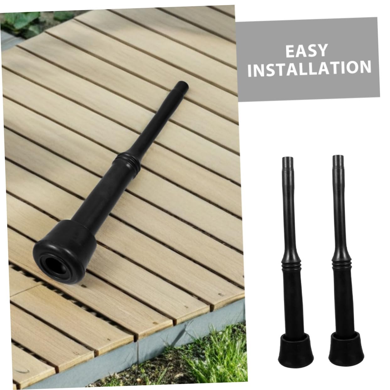 Kisangel Manicotti da Mungitura in Gomma Nera 4 Pezzi per Macchina Mungitrice, Accessori per Allevamento Bestiame Capre e Pecore, Riducono Stress e Discomfort Durante Mungitura