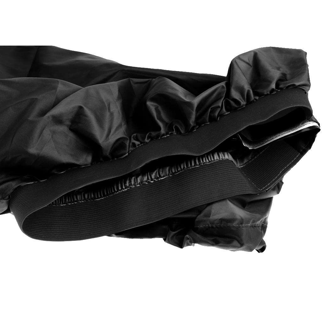Generic Universel Jupe de Kayak Réglable Etanche en Nylon Couverture Bateau Jupette Canoë pour Sports Nautiques - Noir, Taille Unique