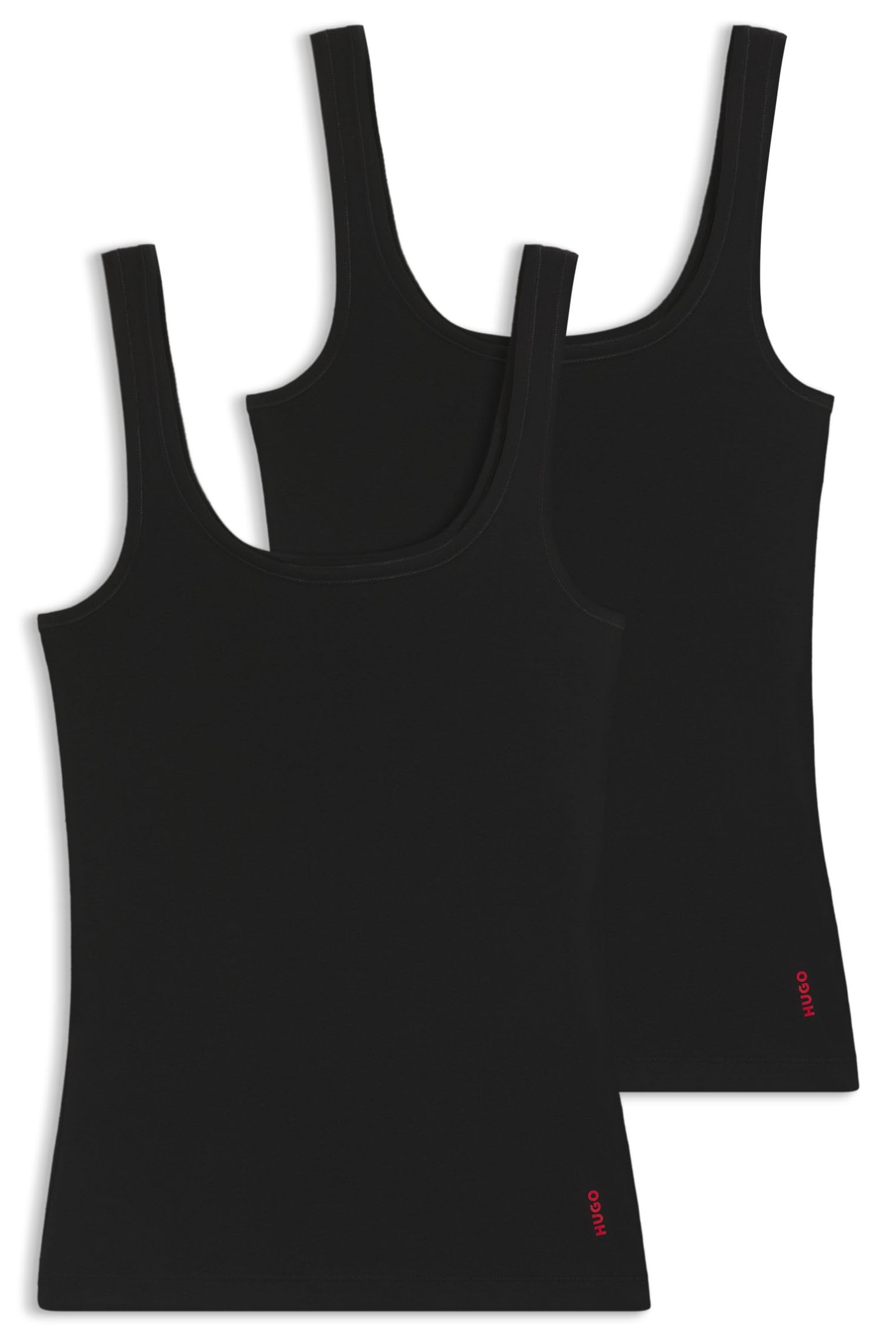 HUGO Women's Twin Vest Vest, Black1, M