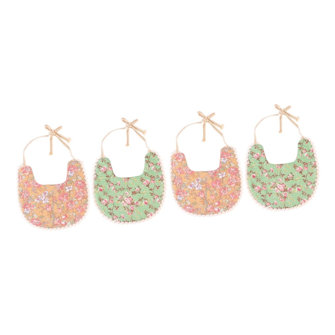 ibasenice 4piezas Baberos Unisex De Algodón Para Bebés Doble Capa Absorbentes y Suaves Para Bebés Que Salivan y Dentición Perfectos Para Uso Diario Guarderías y Paseos