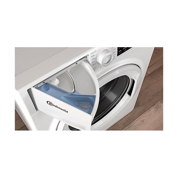 Bauknecht WAM 814 A Waschmaschine Frontlader/8kg/Energieeffizienzklasse A/Kurz 45/Anti-Allergie-Programm/Wolleprogramm/Kurz 30/Startzeitvorwahl/AutoClean/Flecken 40° – Bild 4