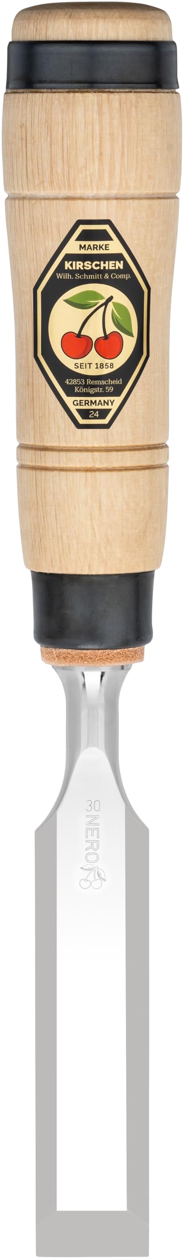 Kirschen Multi-Colour 1205030 30 Mm Number 1205 Carpenters Chisel With Hornbeam Handle
