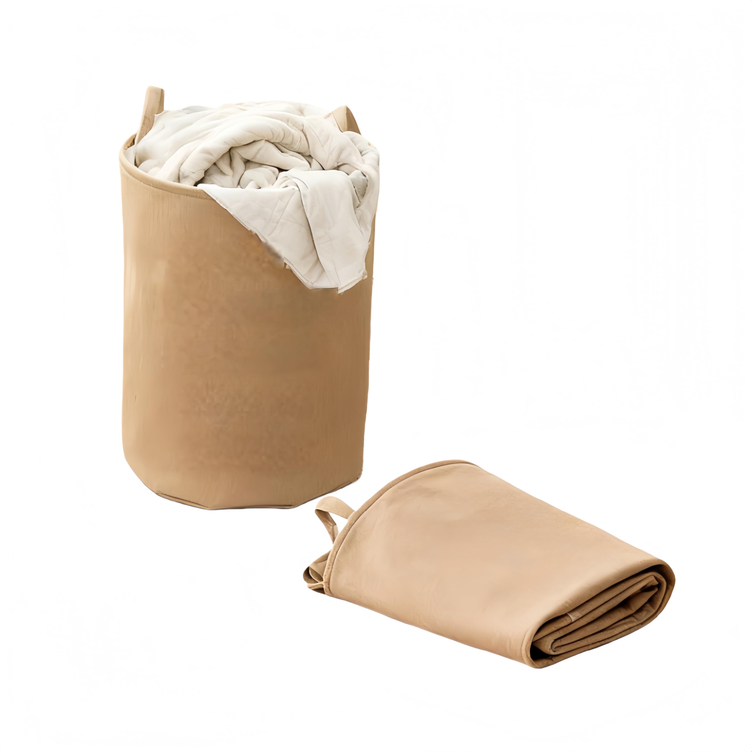 Panier à linge pliable 80L jaune imperméable pour éliminer le désordre au sol