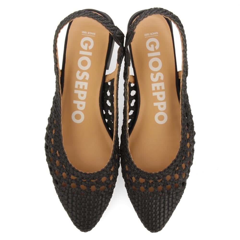GIOSEPPO Ballerines TRESSÉES en Cuir DE Couleur Off-White pour Femme PISKOVE