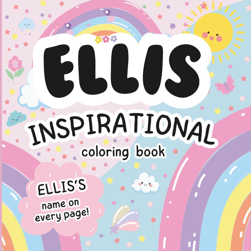 Ellis Inspirational Coloring Book: Personalized Just for Ellis – Ellis's Name Appears on Every Coloring Page