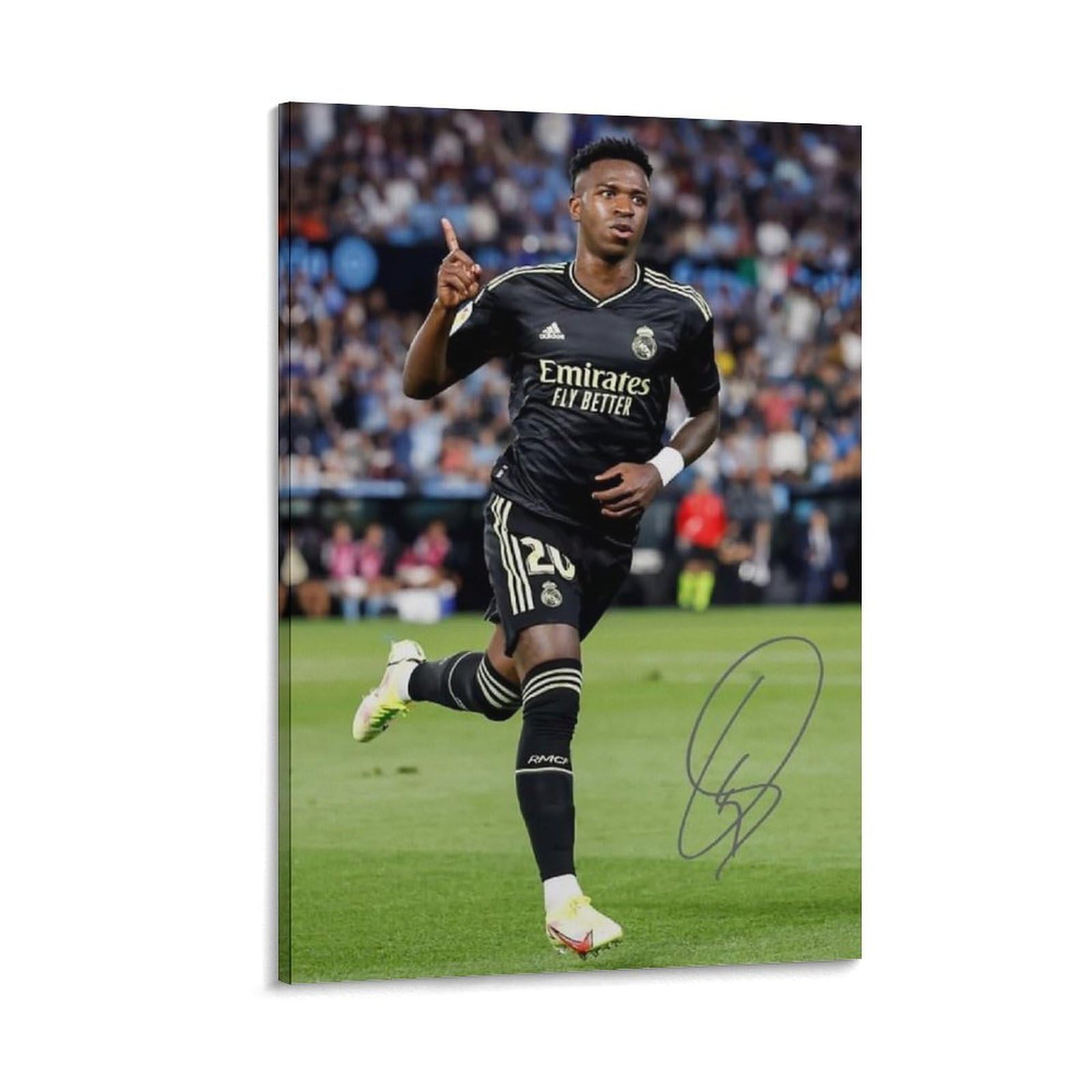 ASUIU Vinicius Jr Canvas Poster Artworks Canvas Poster Wall Art Prints Home Modern Decor 20x30inch(50x75cm)