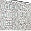 VCNY Home Leon Chambray Ruffle Fabric Shower Curtain