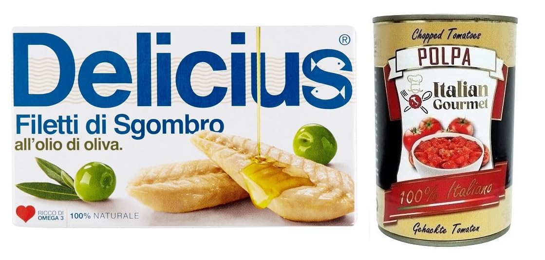Italian Gourmet filetti di sgombro Olivenöl Makrele Omega 3 50 x 125g Dosen