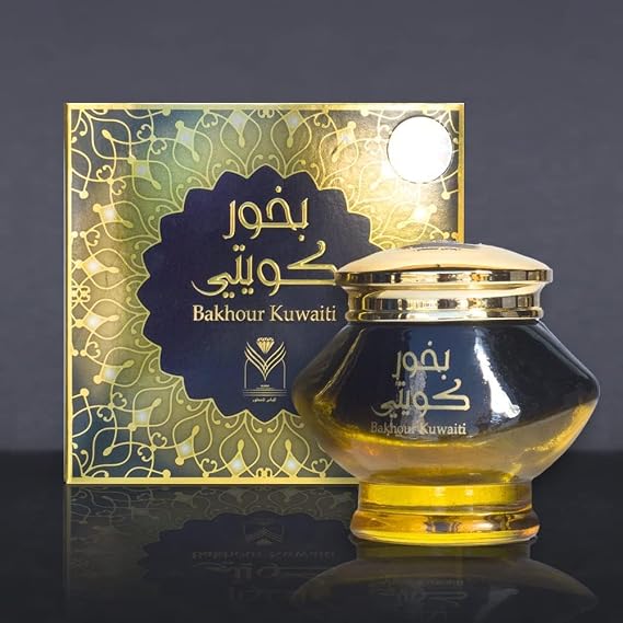 Almas Perfumes Incense Bakhoor Kuwaiti - 40G of Authentic Arabic Wood Chip Bakhoor Incense -Aroma Lasts All Day Long - Perfect for Prayer, Namaaz, Ceremony, Meditation
