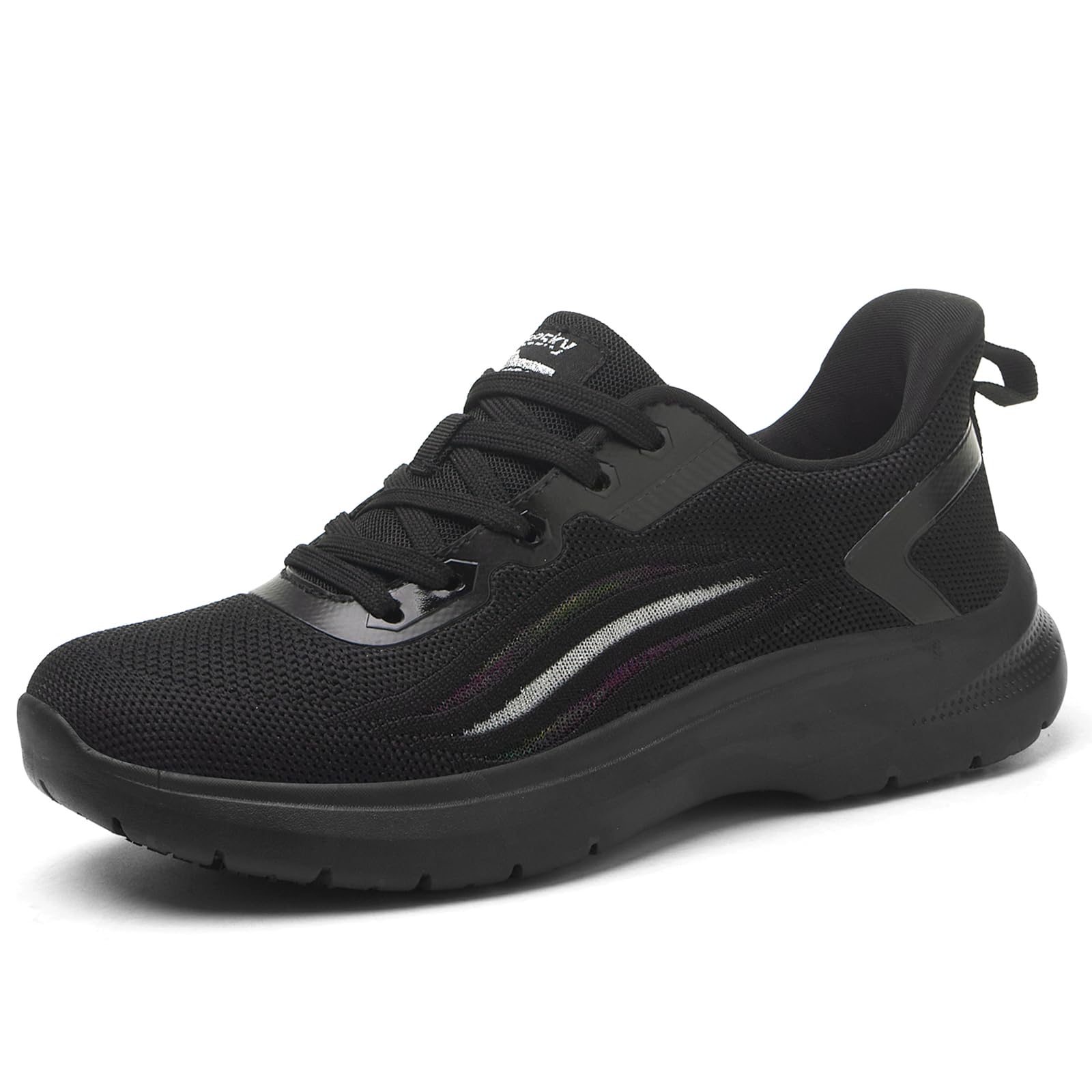 Treesky Non Slip Work Shoes for Women | Slip resistant soles, lightweight cushioning, breathable knit, removable insole, for nursing, food service & long shifts