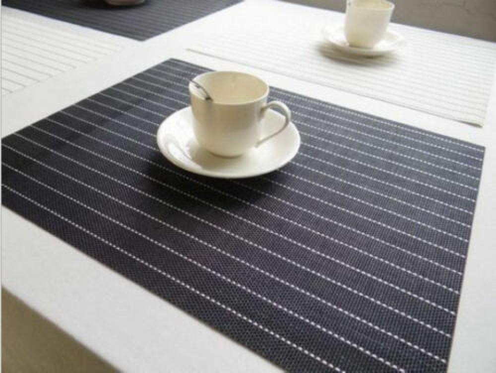 Einfache Isolierschüssel-Tischsets for Küche und Esszimmer, Western-Tischset, gemischte Farben,Hitzebeständige Tischsets