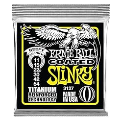 Ernie Ball Beefy Slinky Cordes avec revêtement en titane RPS, pour guitare électrique, calibre 11-54 - Les Beatles, Paul McCartney, John Lennon, RIngo Starr, George Harrison Ernie Ball Beefy Slinky Cordes avec revêtement en titane RPS, pour guitare électrique, calibre 11-54 – Image 5