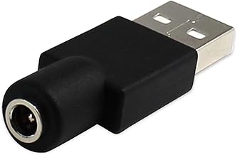 WHITENUTS 38135-USB Adapter (USB-Type A/Conversion Cable/Black) Electric Heating Vest, Connection, Output Conversion (Heater Vest/Heater Middle Pants), Black