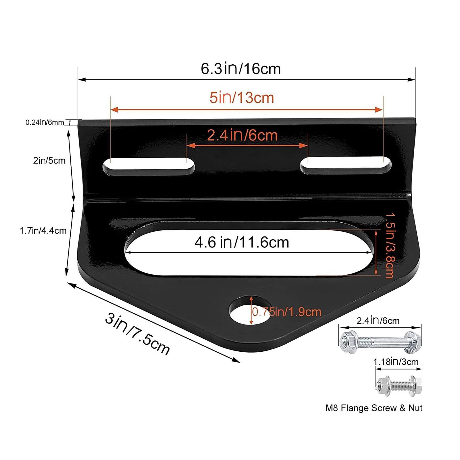 Gancio di traino per tosaerba | Girare l'attacco del rimorchio della falciatrice | Rasaerba a raggio zero in acciaio | Compatibile con trattorini da giardino, tosaerba con operatore a bordo e tosaerba