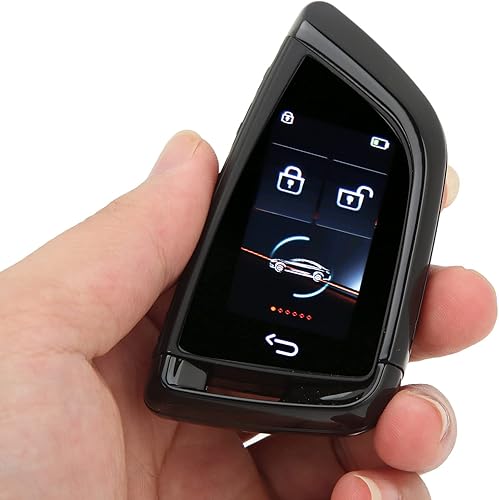 Llave de automóvil inteligente con control remoto, llavero inteligente con pantalla LCD, llavero de bloqueo automático de entrada sin llave,