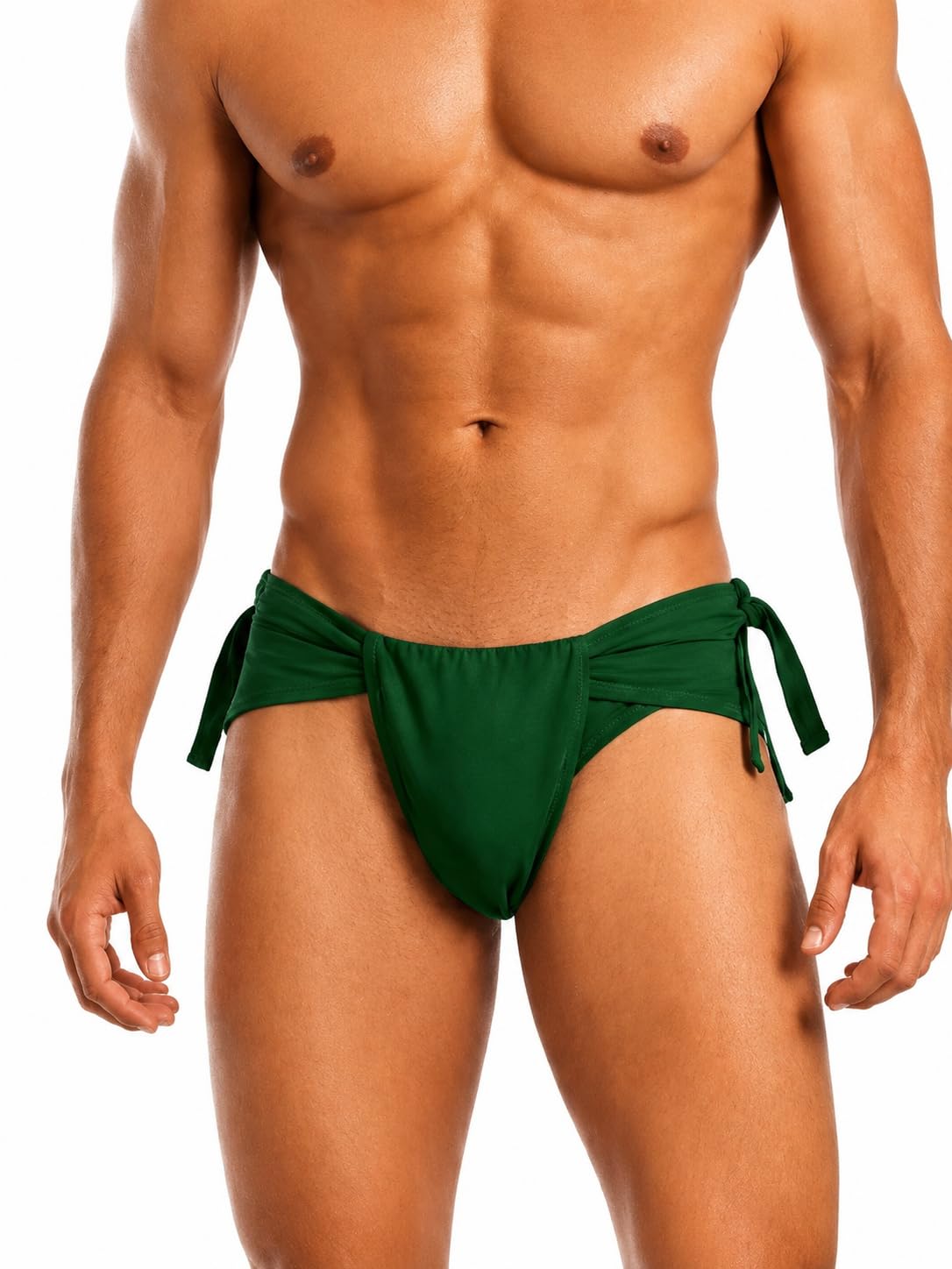 Men's Cotton Langot Supporter for Gym, Wrestling (Kushti), Running, Yoga & Sports | Soft Breathable Cotton Fabric | Comfortable Fit | Dark Green | Free Size | Pack of 1-picture-48