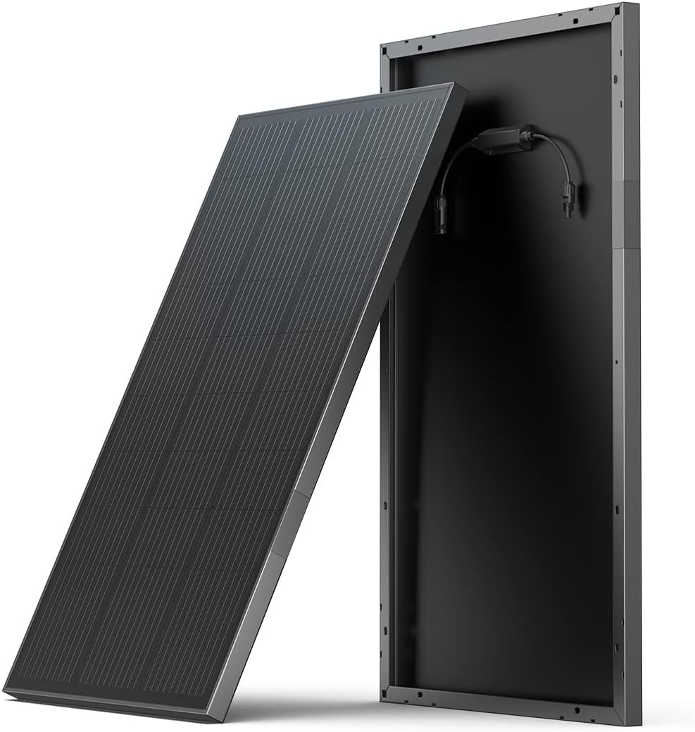 EcoFlow ZMS331-2-AKIT-2 100W Rigid Robust Durable Solar Panel - 2 PC