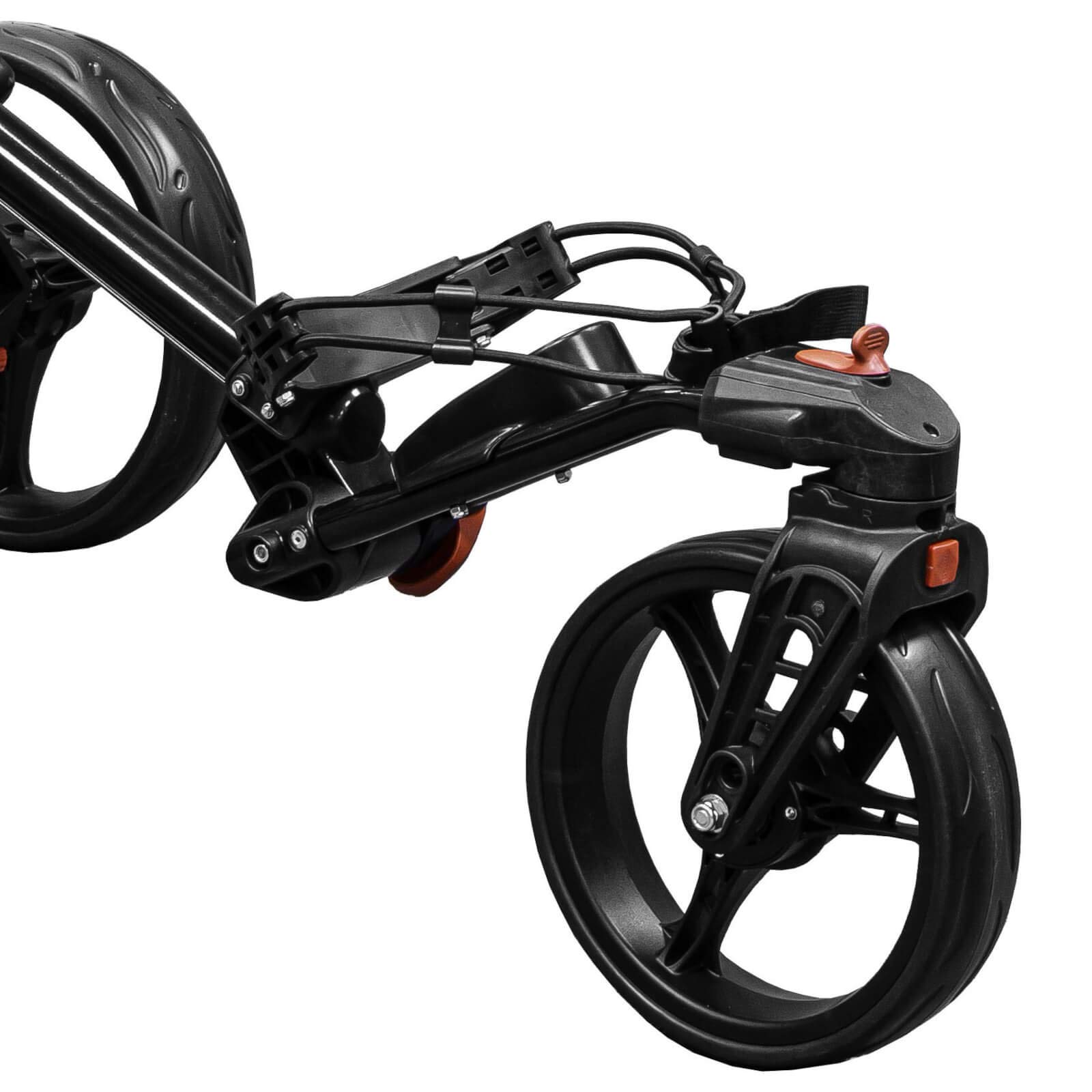 Unisex Compact+ 360 Golftrolley, Anthrazit/Rot, Einheitsgröße