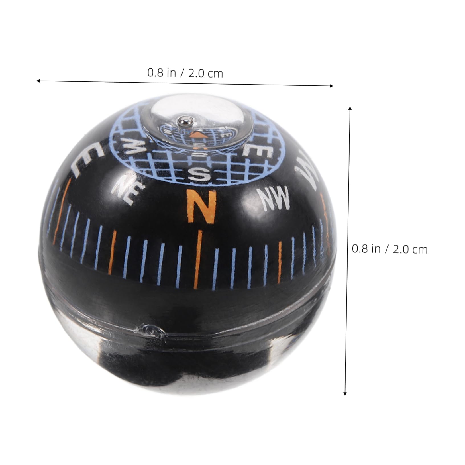 BESPORTBLE Sturdy Plastic Car Dashboard Mini Compass Map Compass for Kids Toy Outdoor Activities