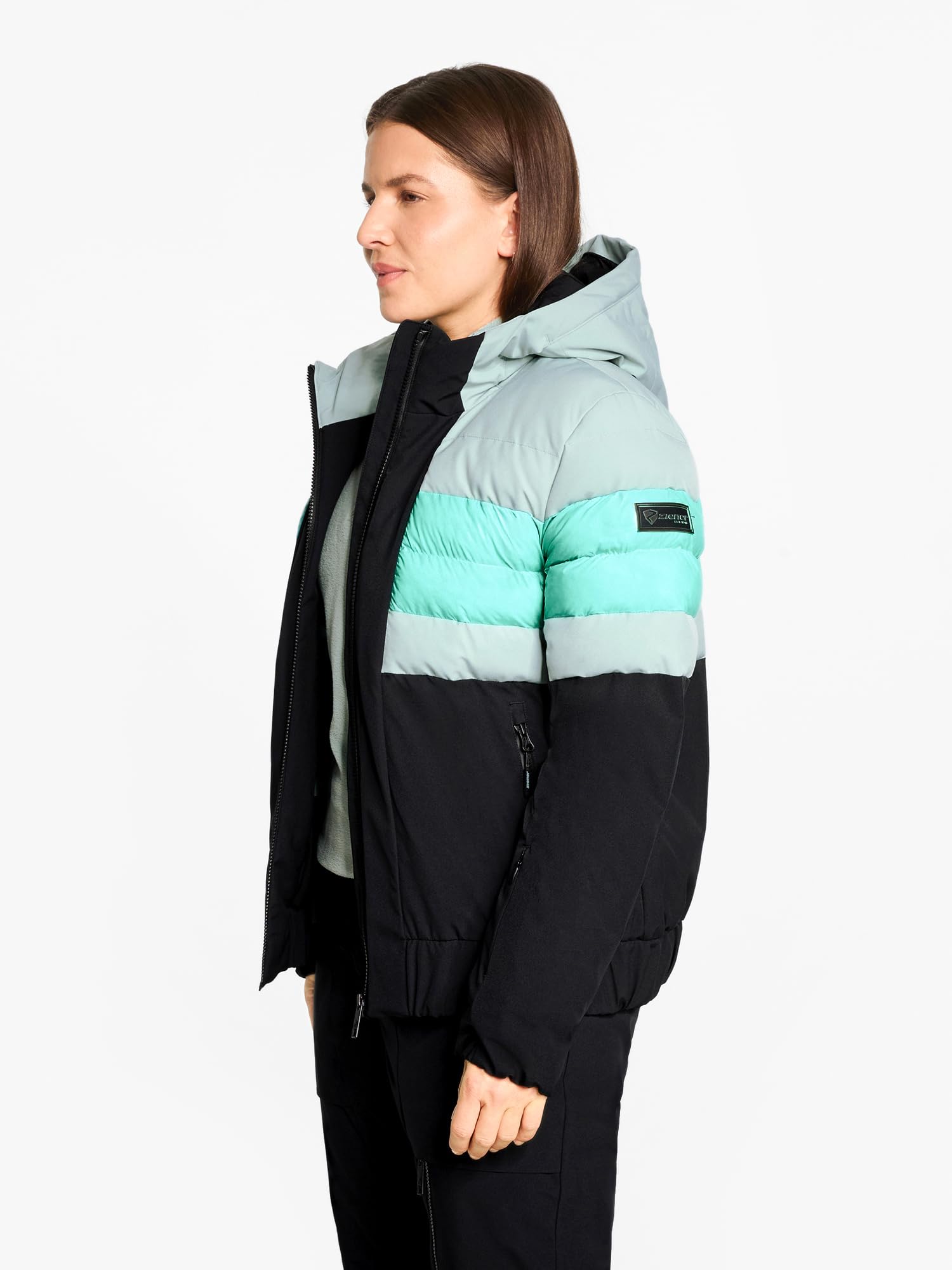 Ziener Damen Tindia-z Ski Snowboard-Jacke | atmungsaktiv, wasserdicht