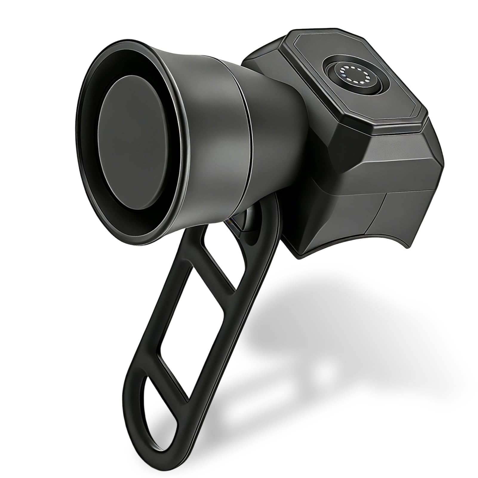 Electric Bike Horn 120bd Loud Bell with 5 Sound Modes Universal Cycling Ring Bell Waterproof Bicycle Horn Handlebar Mount for Mountain Bikes Racing Bicycles Scooter Black