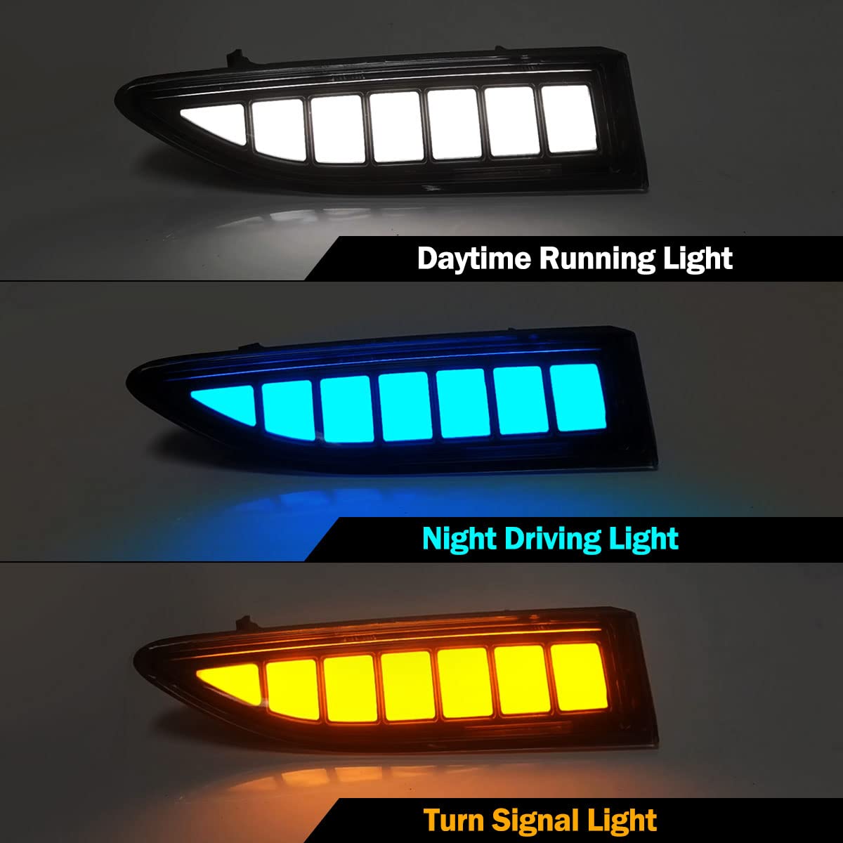 2021-2022 Rogue Led Daytime Running Lights Drl 2021-2022 Nissan Rogue Daytime Running Lights - LED DRL With Amber Turn Signal & Ice Blue Accents 2021-2022 Rogue Daytime Running Lights