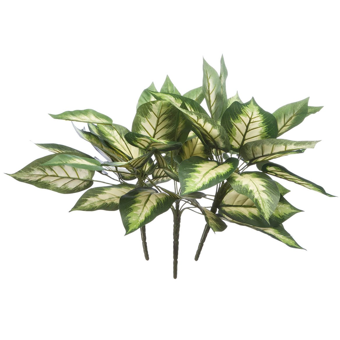 OakRidgeTM Hosta Bushes, Set of 3 – Artificial Indoor/Outdoor Home and Garden Décor, 12” H