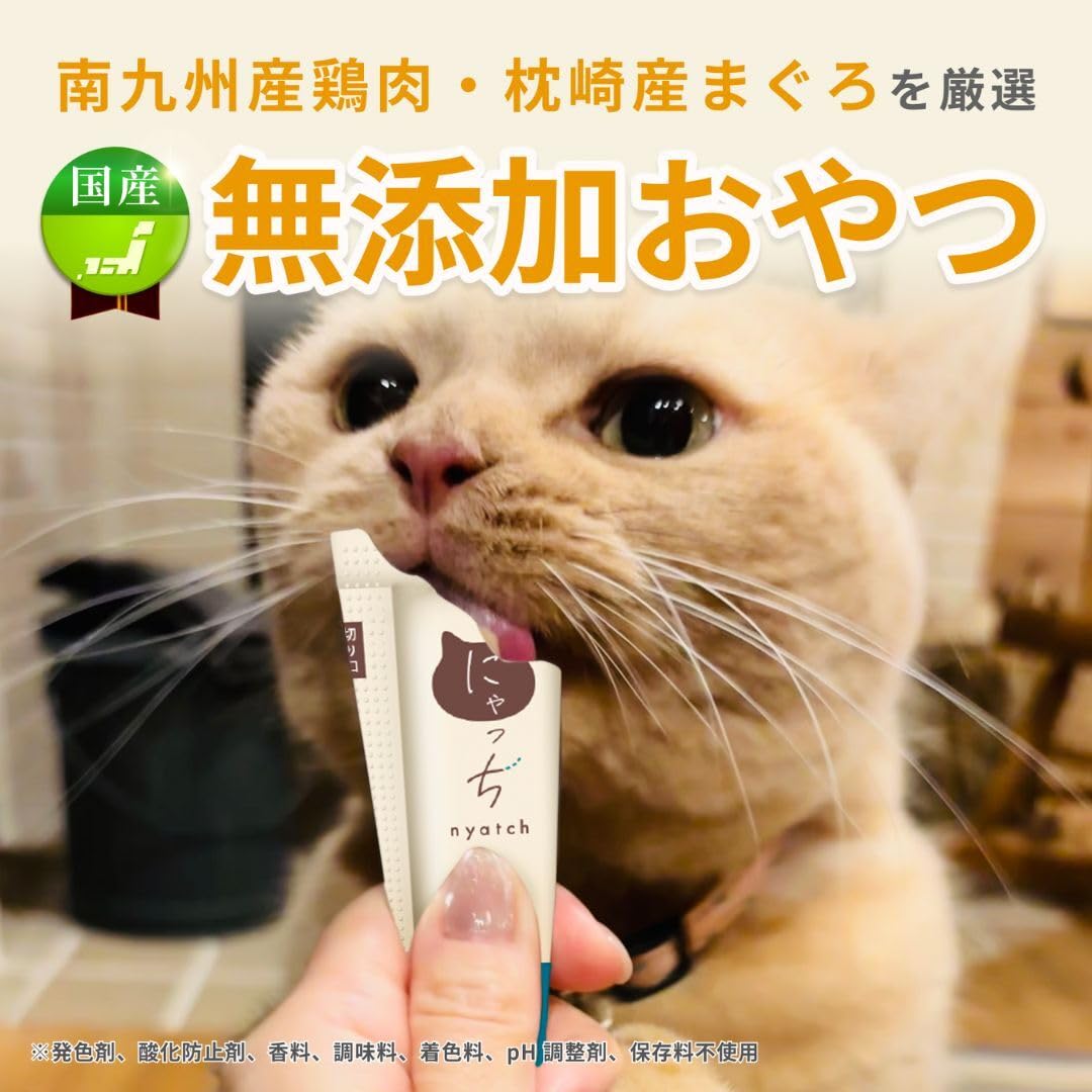 Amazon.co.jp: ミャオグルメ にゃっち 32本入 (10g×4本入×8袋, チキン
