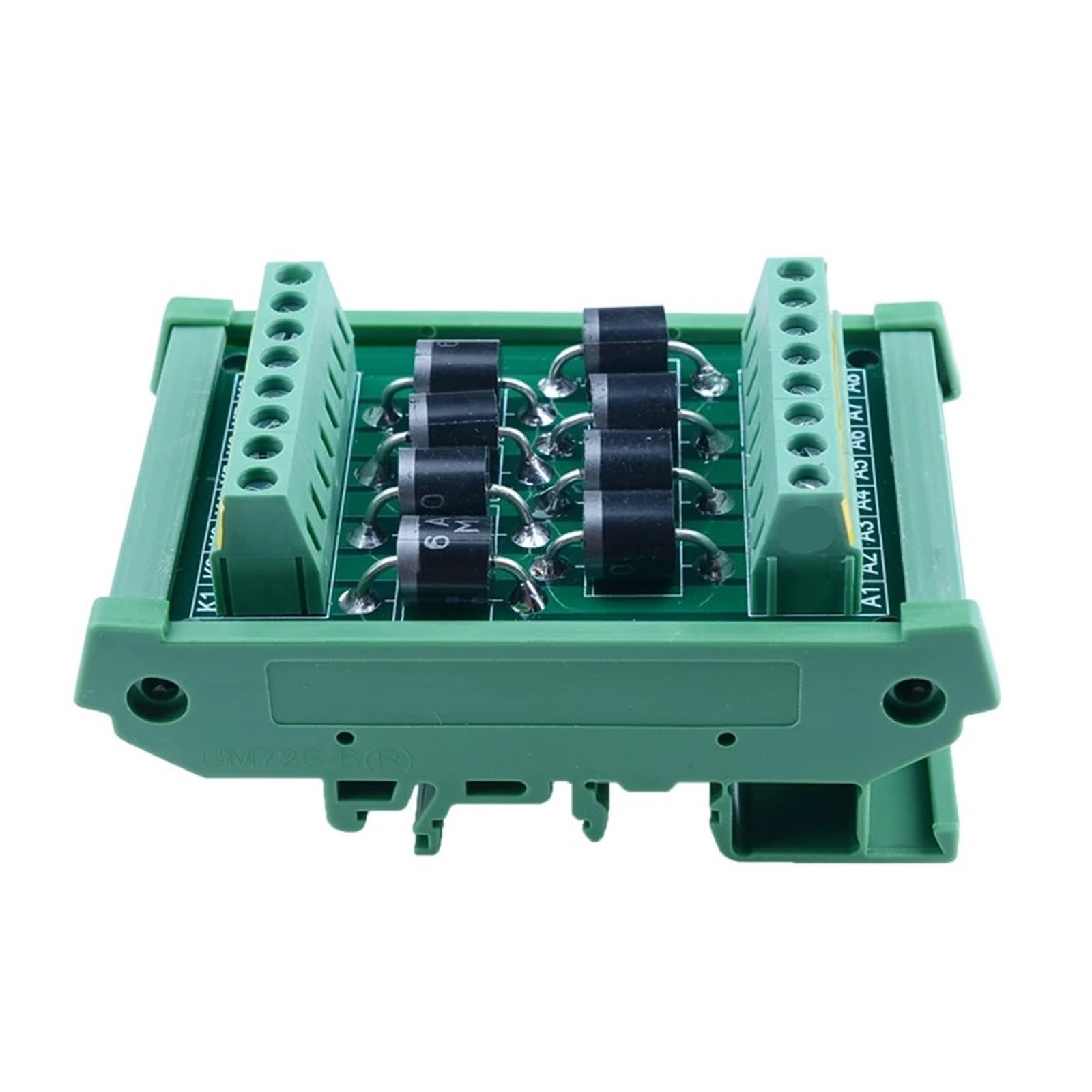 Módulo de diodos independientes 6 A 1000 V riel DIN HL-DMB-03-8 componentes electrónicos 6