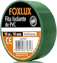 Foxlux Fita Isolante 10m Verde - 1 Unidade