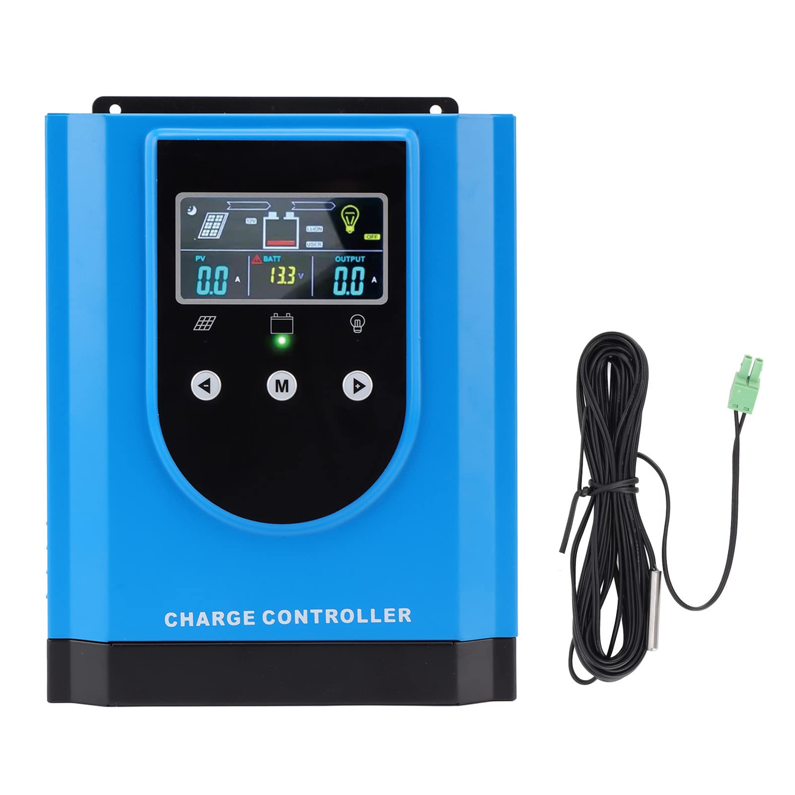 Controlador de Carga Solar MPPT 30A Regulador Eficiente Compacto