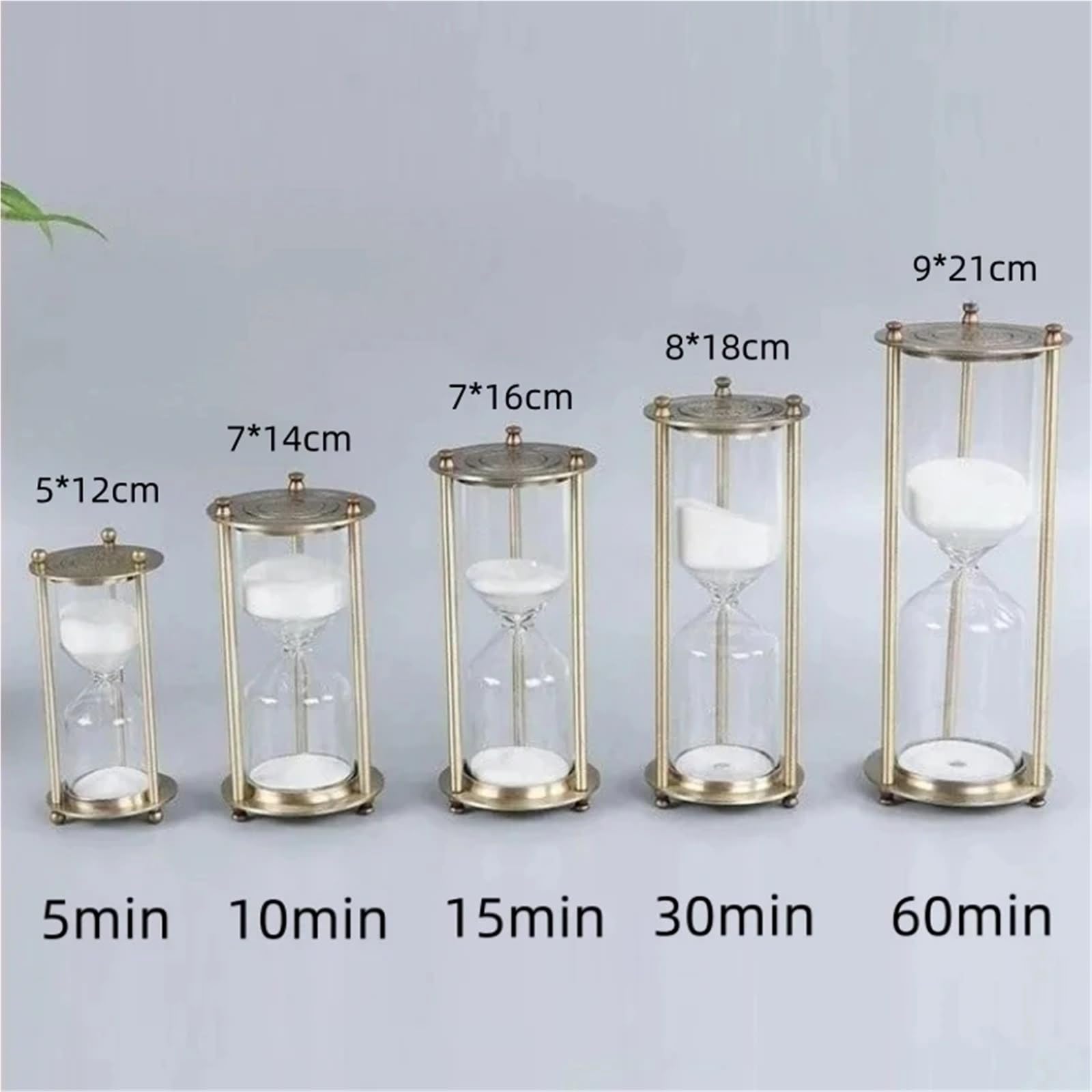 Sanduhr-Timer aus Metall