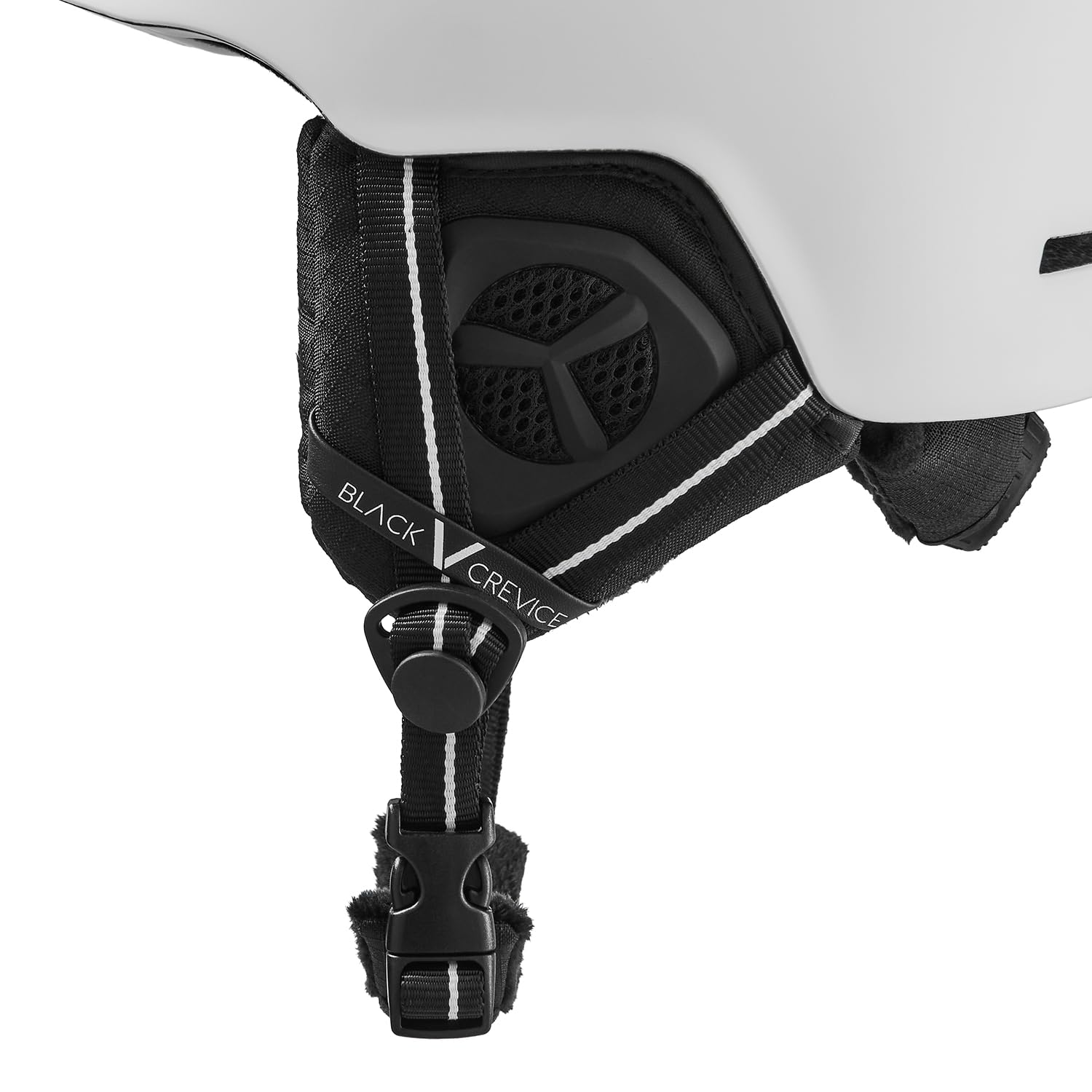 BLACK CREVICE Casco de esquí Aspen I Casco a Prueba de Golpes de diseño Deportivo I Casco de esquí Unisex I Casco de Snowboard y esquí Transpirable I Talla Ajustable