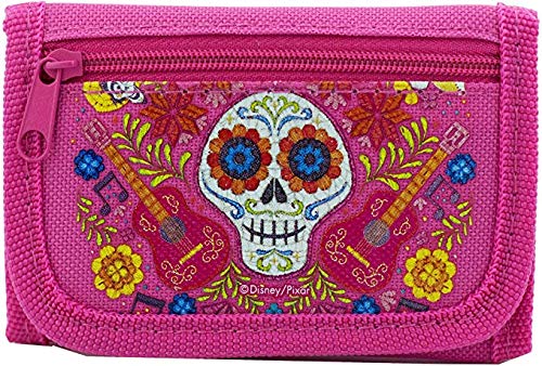 Disney Licensed COCO Sling Drawstring backpack Tote Bag w/Small Wallet (pink)3